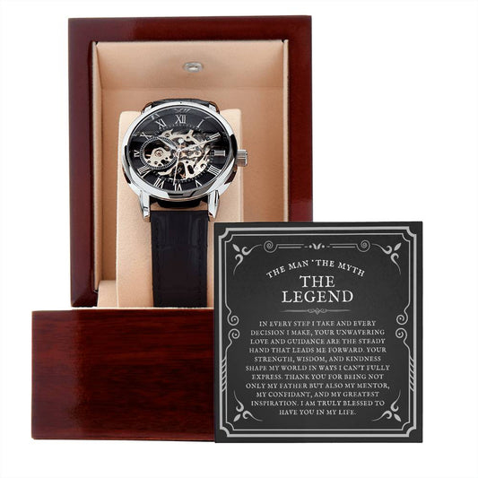 The Legend Dad Openwork Watch