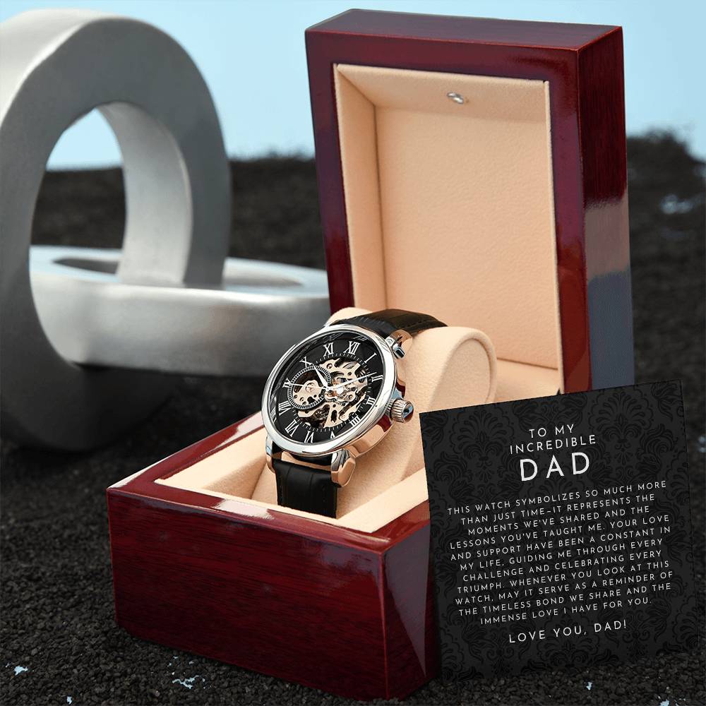 Incredible Dad Openwork Watch