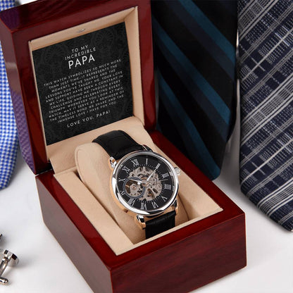 Incredible Papa Openwork Watch