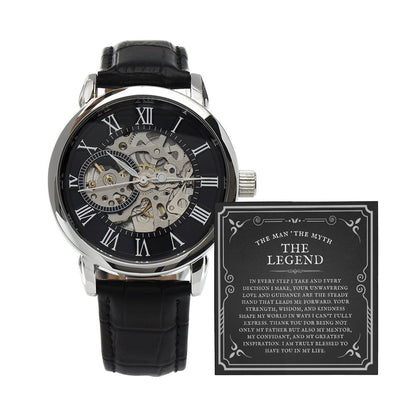 The Legend Dad Openwork Watch