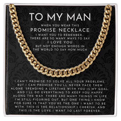 To My Man (When You Wear This Promise Necklace)