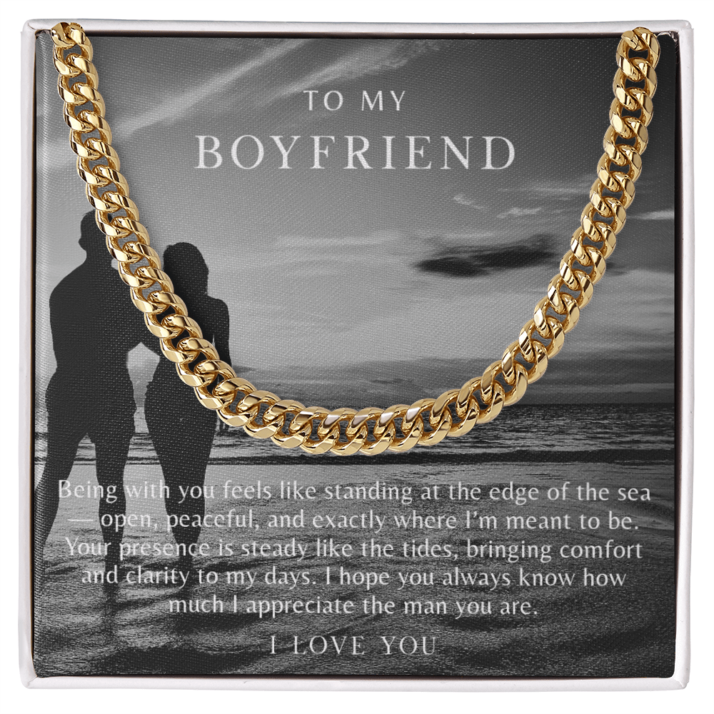 To My Boyfriend Necklace