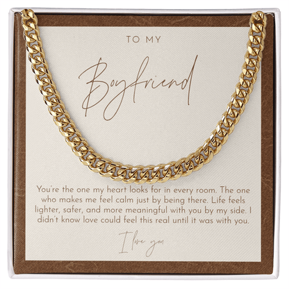 To My Boyfriend Necklace