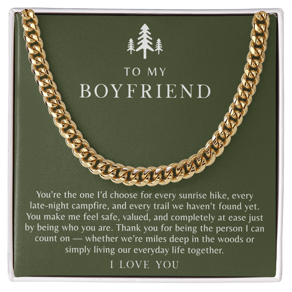 To My Boyfriend Necklace