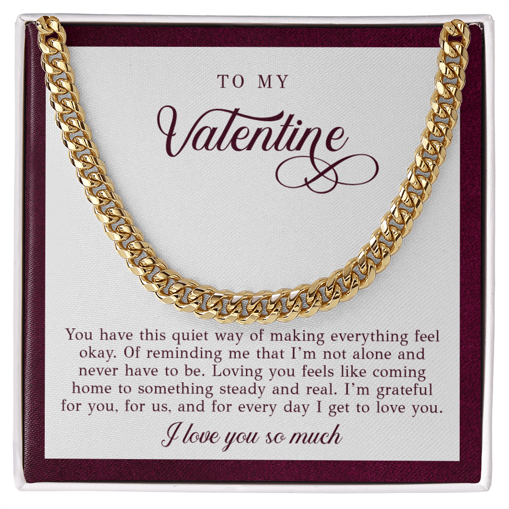 To My Valentine Necklace