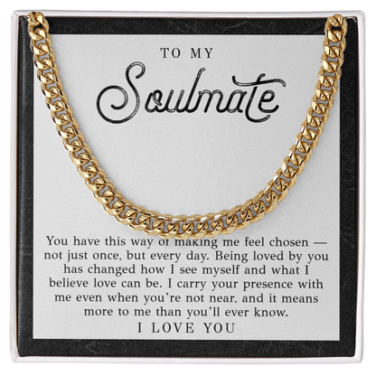 To My Soulmate Necklace