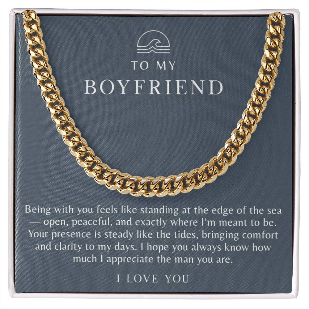 To My Boyfriend Necklace