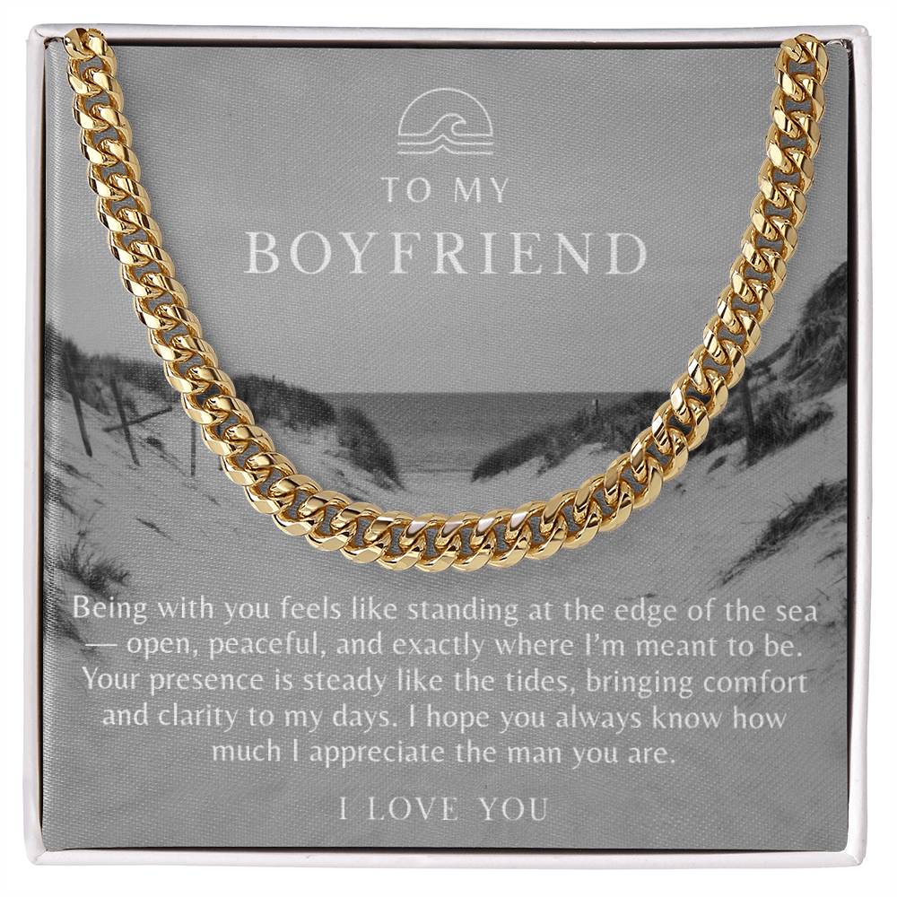 To My Boyfriend Necklace