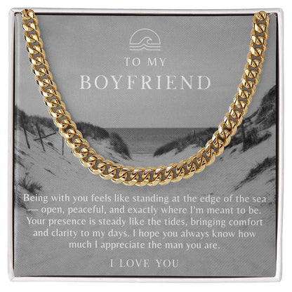 To My Boyfriend Necklace