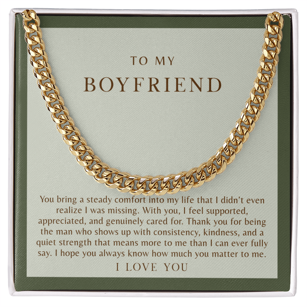 To My Boyfriend Necklace