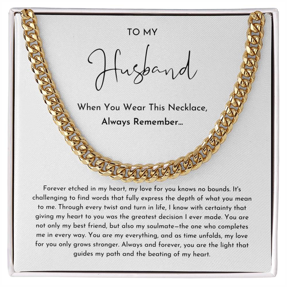 Husband Necklace | Heartfelt