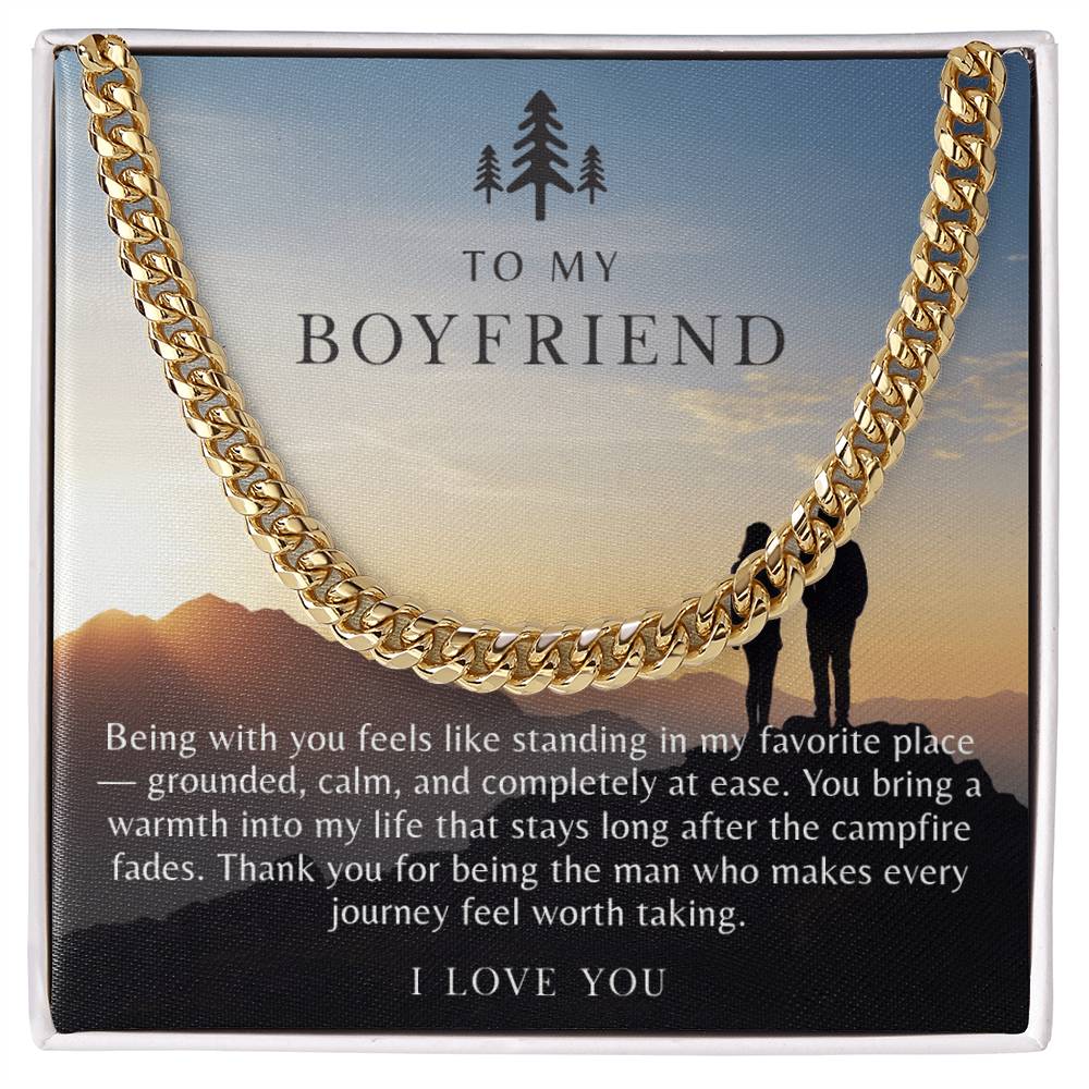 To My Boyfriend Necklace