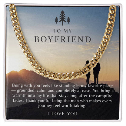 To My Boyfriend Necklace