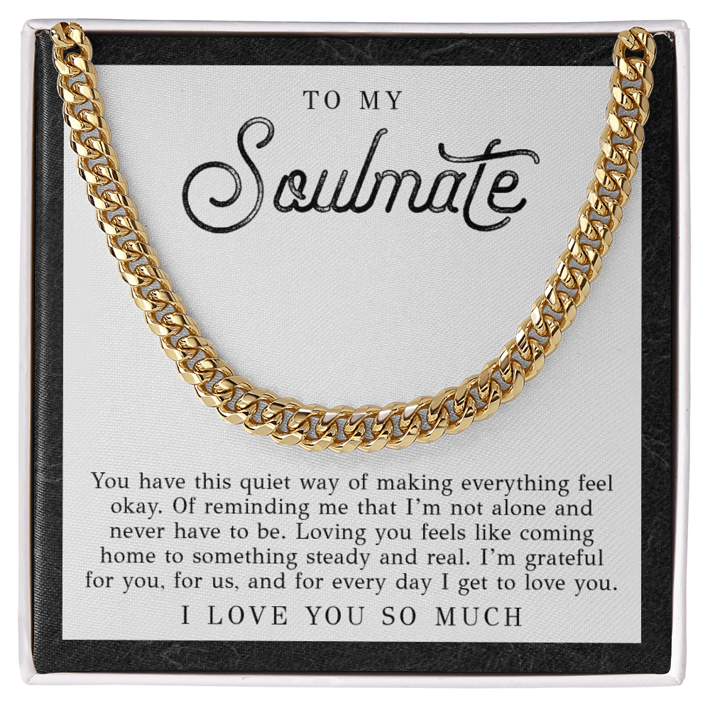 To My Soulmate Necklace