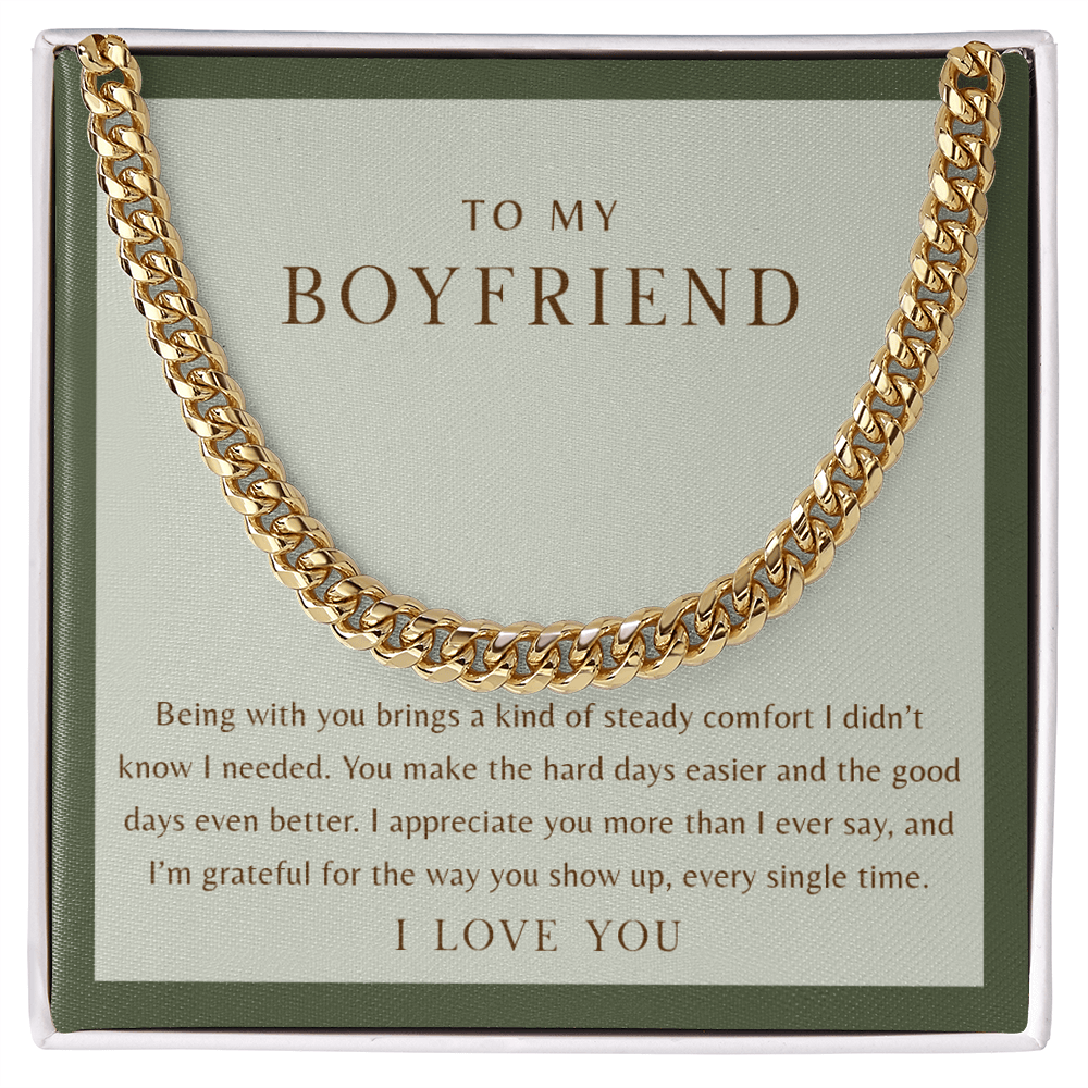 To My Boyfriend Necklace