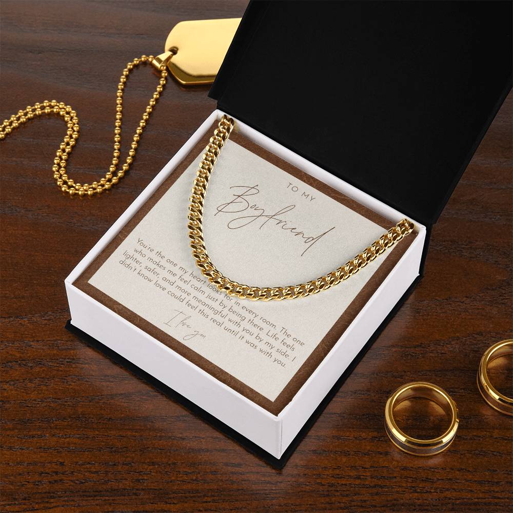 To My Boyfriend Necklace