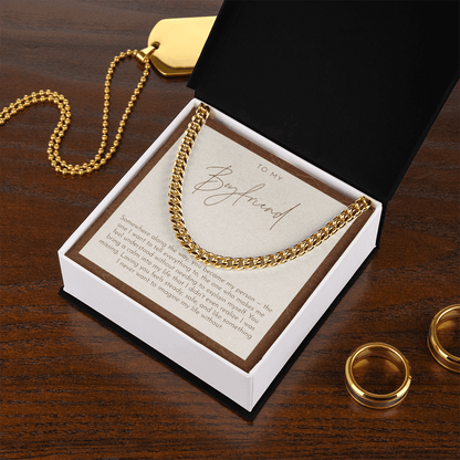 To My Boyfriend Necklace