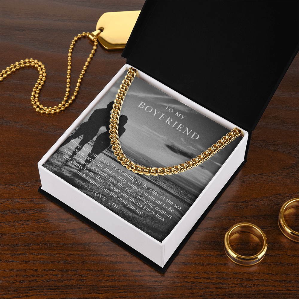 To My Boyfriend Necklace