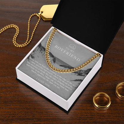 To My Boyfriend Necklace