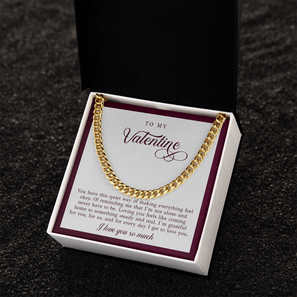 To My Valentine Necklace