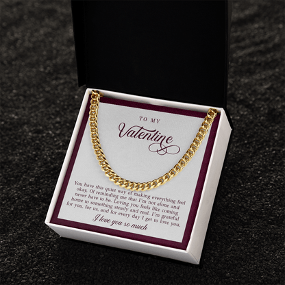 To My Valentine Necklace