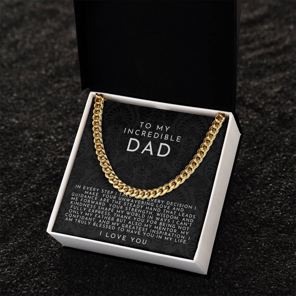 Incredible Dad Necklace