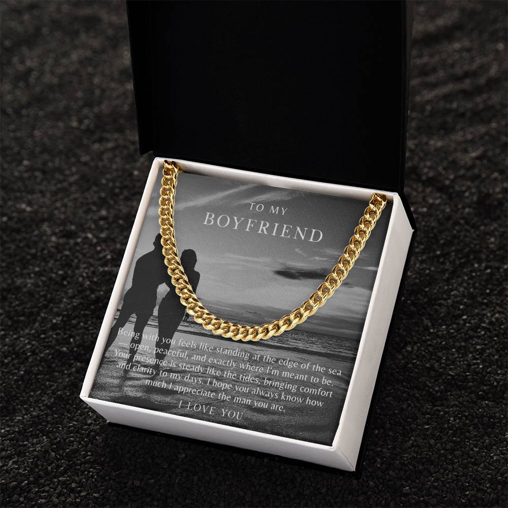 To My Boyfriend Necklace