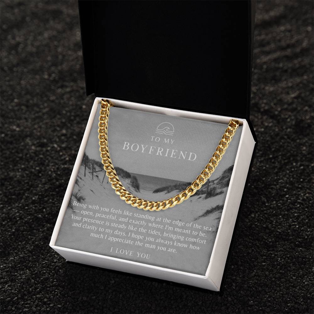 To My Boyfriend Necklace