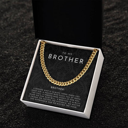 To My Brother Necklace