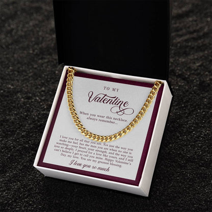 To My Valentine Men's Gift (I Love You)