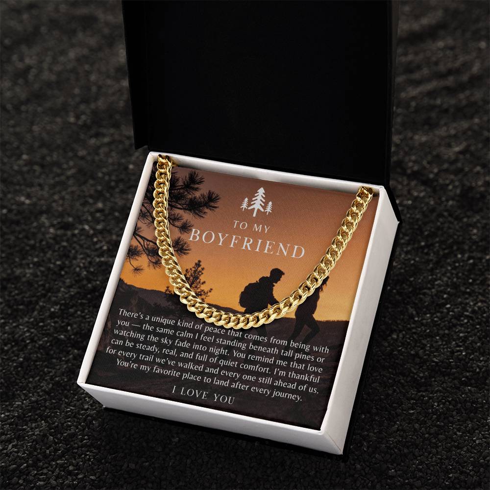 To My Boyfriend Necklace