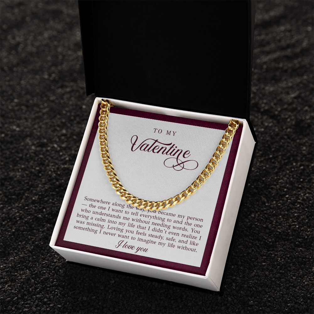 To My Valentine Necklace