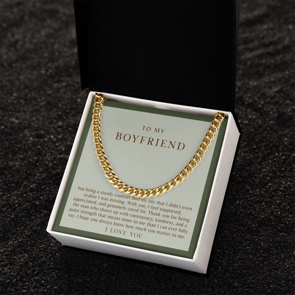 To My Boyfriend Necklace