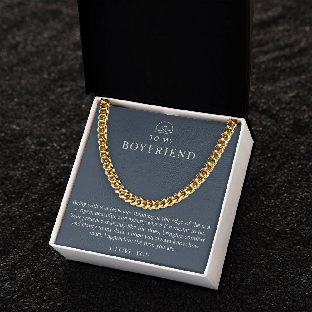 To My Boyfriend Necklace