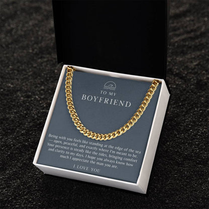 To My Boyfriend Necklace