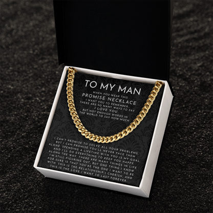 To My Man (When You Wear This Promise Necklace)