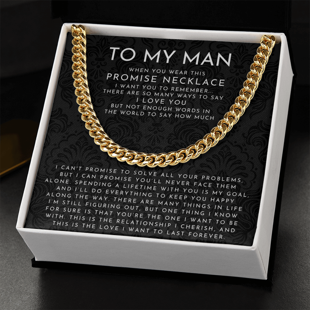 To My Man (When You Wear This Promise Necklace)