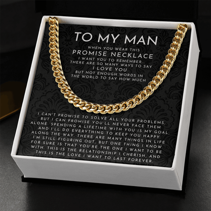 To My Man (When You Wear This Promise Necklace)