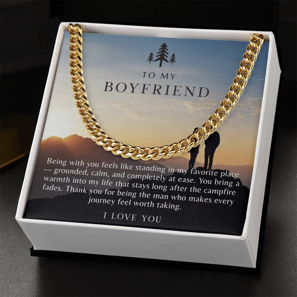 To My Boyfriend Necklace