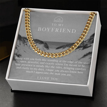 To My Boyfriend Necklace