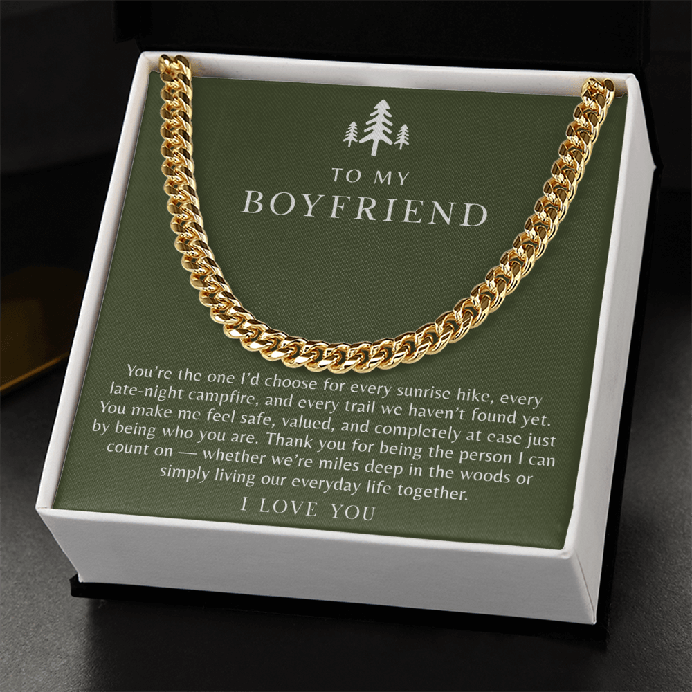 To My Boyfriend Necklace