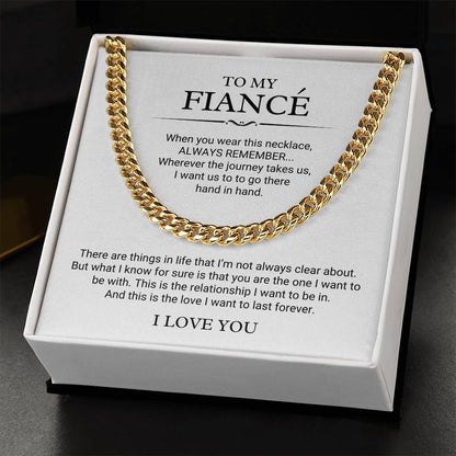 To My Fiancé Necklace