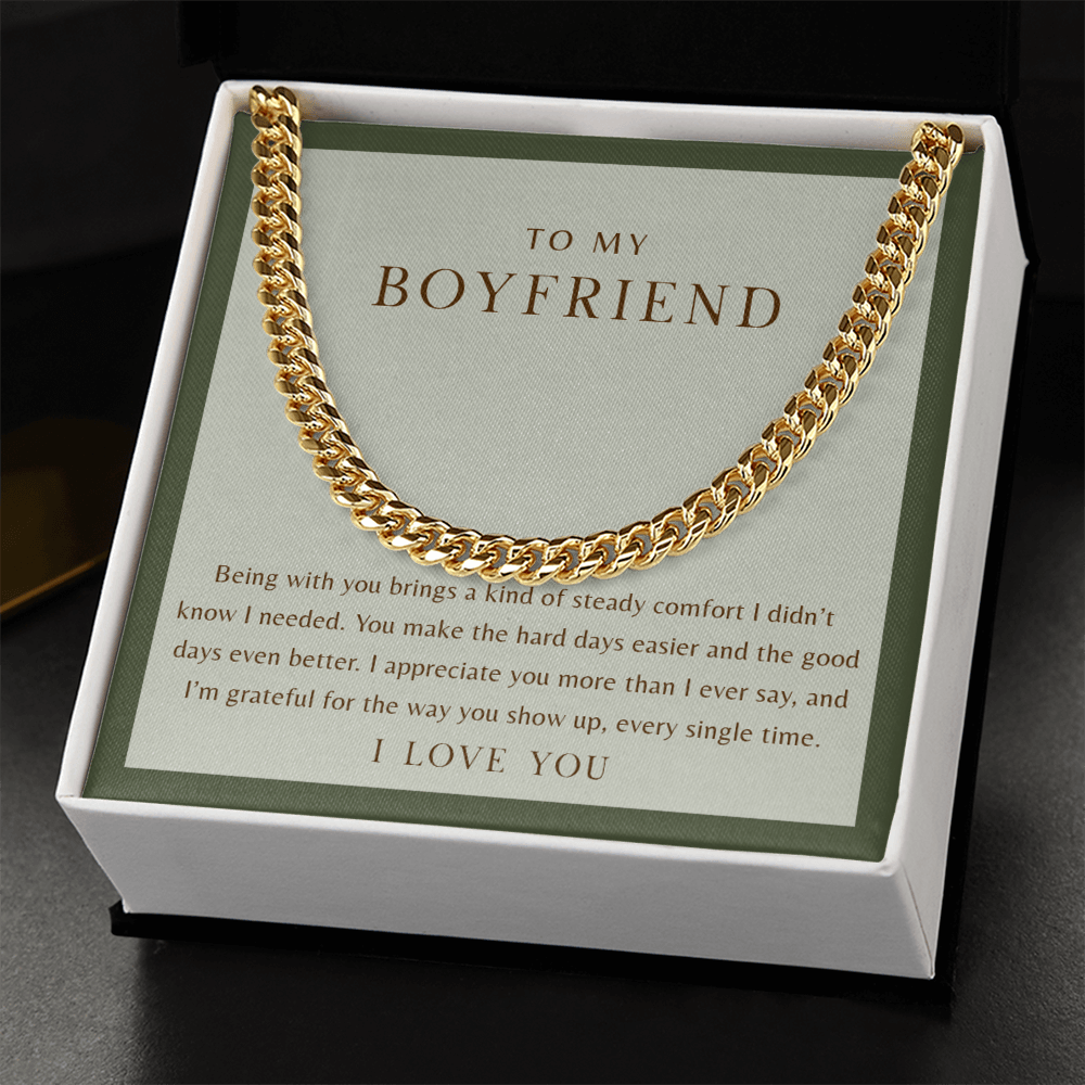 To My Boyfriend Necklace