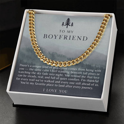 To My Boyfriend Necklace
