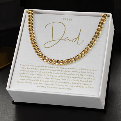 To My Dad Necklace