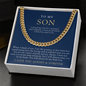 To My Son | Always My Little Boy Navy & Gold
