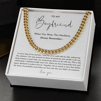 Boyfriend Promise Necklace Gift