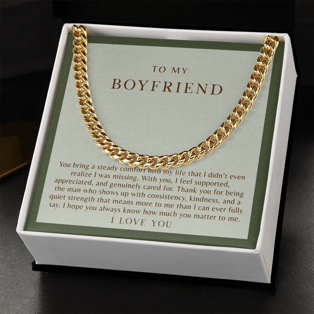 To My Boyfriend Necklace