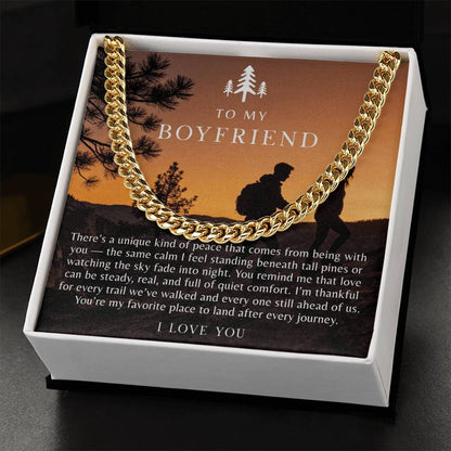 To My Boyfriend Necklace