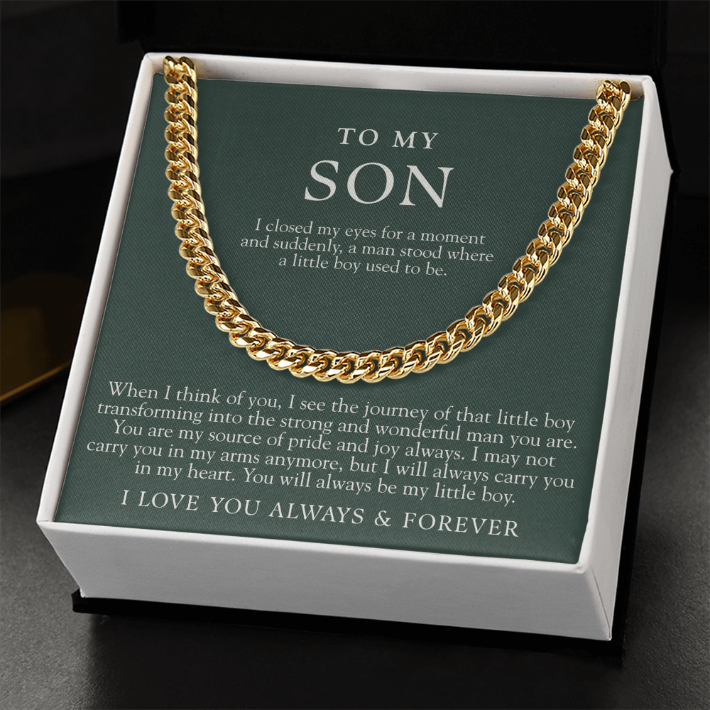 To My Son | I Closed My Eyes Forest Green